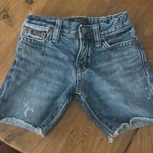 Paint splatter polo ralph Lauren shorts